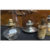 Image 3 : 4 Oil Lamps With 4 Assorted Glass Chimneys