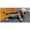 Image 12 : Lot: Diecast Vehicles, Metal Dog Box, Manual Grinder, Spur, Horse, Plastic Figures