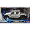 Image 5 : Lot: Diecast Vehicles, Metal Dog Box, Manual Grinder, Spur, Horse, Plastic Figures