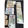 Image 2 : Soviet-Era Banknotes, Coins and Wicker Basket