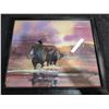Image 2 : Framed Prints: Western Scene By Flatt Bres & Floral By Carol Robinson