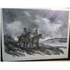 Image 4 : Art Prints: Western Cowboys on Horses & Framed Bighorn Sheep Scene