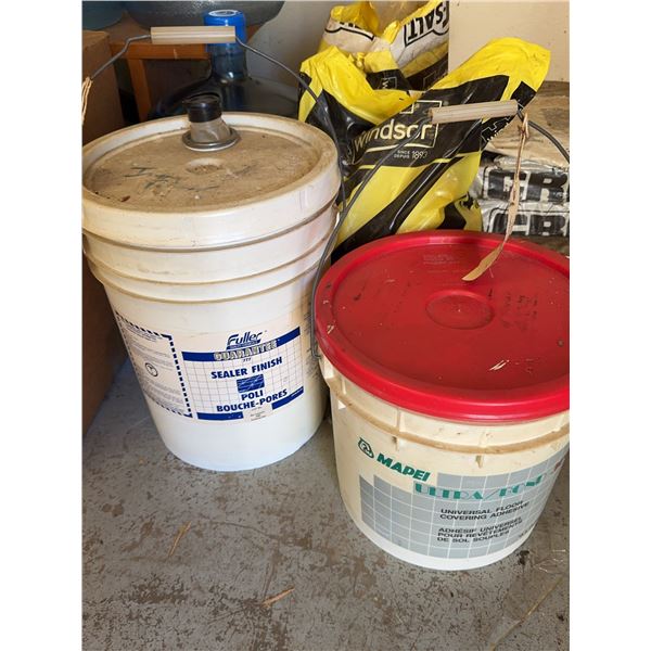 Building Supply Lot: Fuller Sealer, Mapei Adhesive, Safe-T-Salt