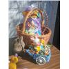 Image 4 : Easter Rabbits Lot Assorted Decorations and Basket