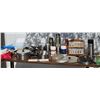 Image 1 : Kitchenware Lot with Cookware, Spice Rack, Thermoses, and Containers