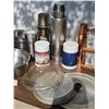 Image 4 : Kitchenware Lot with Cookware, Spice Rack, Thermoses, and Containers