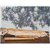 Image 1 : Cotton Hammock With Wooden Spreaders and Three Wooden Mini Baseball Bats