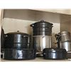 Image 1 : Enamelware Roasting Pans and Stainless Steel Stock Pots