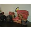 Image 5 : Framed Portrait Print and Tractor Figurine Set with Dog Trailer