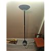 Image 3 : Black Metal Torchiere Floor Lamp