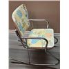 Image 2 : Children's Chrome Frame Chair With Patchwork Vinyl Upholstery