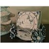 Image 3 : Porcelain Swan Double Candle Holder With Matching Coaster Set
