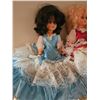 Image 2 : Three Large Vintage Dolls with Lace Dresses