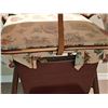 Image 3 : Wood and Fabric Baby High Chair with Decorative Upholstery