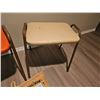 Image 3 : Metal and Vinyl Stools with Dominican Republic Wall Hanging