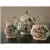 Image 3 : Sadler England Porcelain Teapot, Creamer, and Sugar Set with Floral Pattern