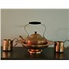 Image 6 : Copper Teapot, Two 'Moscow Mule' Mugs, and Copper Bowl Set