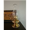 Image 2 : Decorative Lot with Brass Oil Lamp, Clam Shell Bowl, and Last Supper Relief