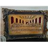 Image 5 : Decorative Lot with Brass Oil Lamp, Clam Shell Bowl, and Last Supper Relief