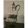 Image 2 : Glass and Silver-Plated Coffee Server with Glass Bowl and Tumbler