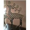 Image 4 : Silver Metal and Crystal Reindeer Figurines