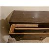 Image 4 : Needs repair * Wooden Chest of Drawers with Brass Pulls, Three Drawer Unit