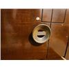 Image 7 : Needs repair * Wooden Chest of Drawers with Brass Pulls, Three Drawer Unit