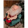 Image 3 : Artificial Christmas Tree with Pine Cones and Mechanical Santa Figure