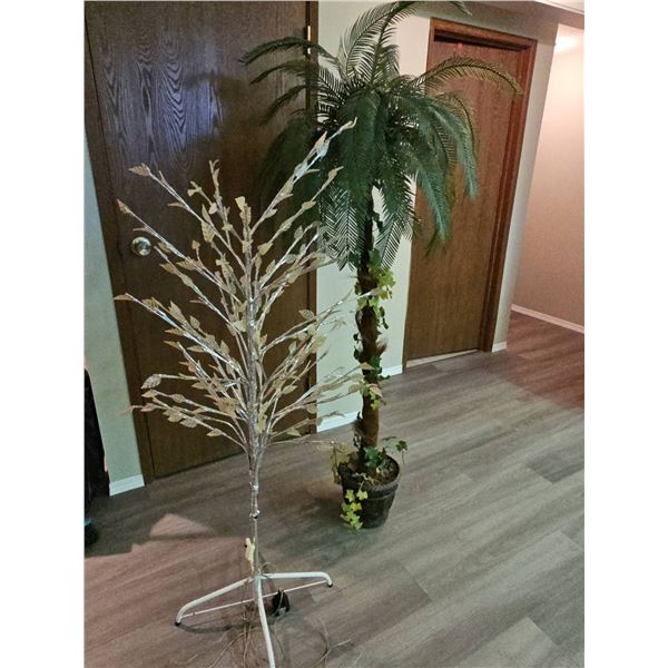 Artificial Plants and Decorative Tree Lot