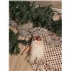 Image 2 : Holiday Décor Lot With Garland, Santa Sack, and Table Linens