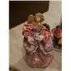 Image 4 : Christmas Decorations Including Angel Tree Topper and Santa Figurines
