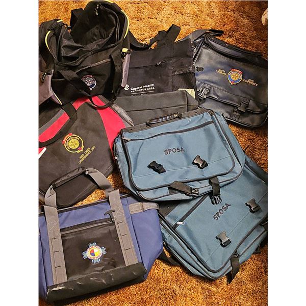 7 Alberta Teachers’ Association and SPOSA Bags Assorted Styles