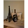 Image 2 : Light Oak Desk With Shelves and Collectible Decor Items