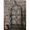 Image 2 : Metal Wine Rack With Assorted Beer Mugs and Glasses
