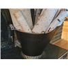 Image 3 : Metal Fireplace Log Holder With Birch Logs and Fireplace Tool