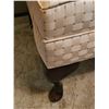 Image 2 : Upholstered Wingback Armchair with Queen Anne Legs