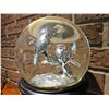 Image 3 : Glass Snow Globe with Silver-Toned Birds on Branch