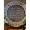 Image 2 : Decorative Plate, Artificial Eucalyptus Wreath, Wooden Chest with Stones, and Sunflower Arrangement