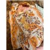 Image 3 : Linens and Textiles Including Crochet Afghan and Floral Sheets
