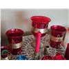 Image 4 : Holiday Candle Holder and Glassware Table Decor Set
