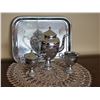 Image 1 : Swan Brand Silver Plated Tea Set with Tray, Made in England