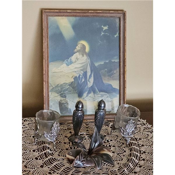 Viking Plate Silver Plated Salt and Pepper Shakers and more