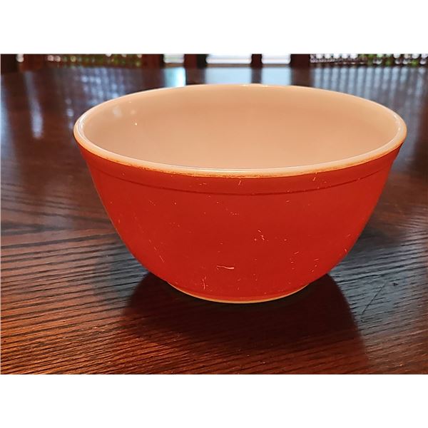 Pyrex Orange Mixing Bowl 402, 1.5 Quart, Made in USA