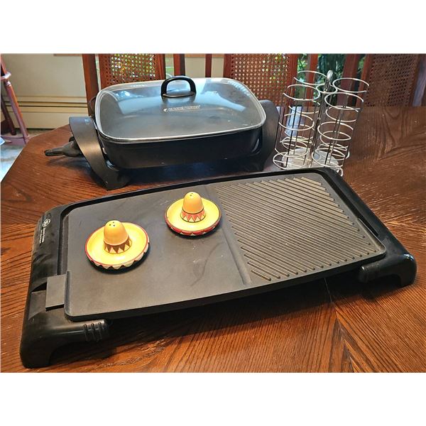 Kitchen Lot: GE Electric Griddle, BLACK+DECKER Electric Skillet, and more