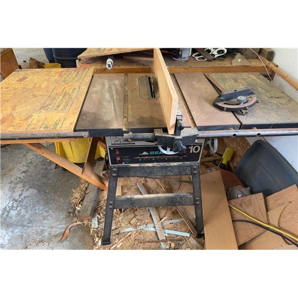 Beaver 10 Inch Table Saw With Stand and Fence