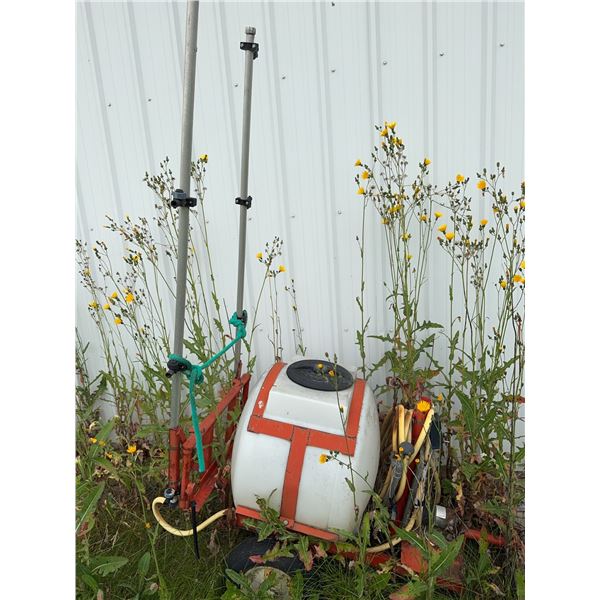 Portable Agricultural Sprayer with Poly Tank and Wand Assembly