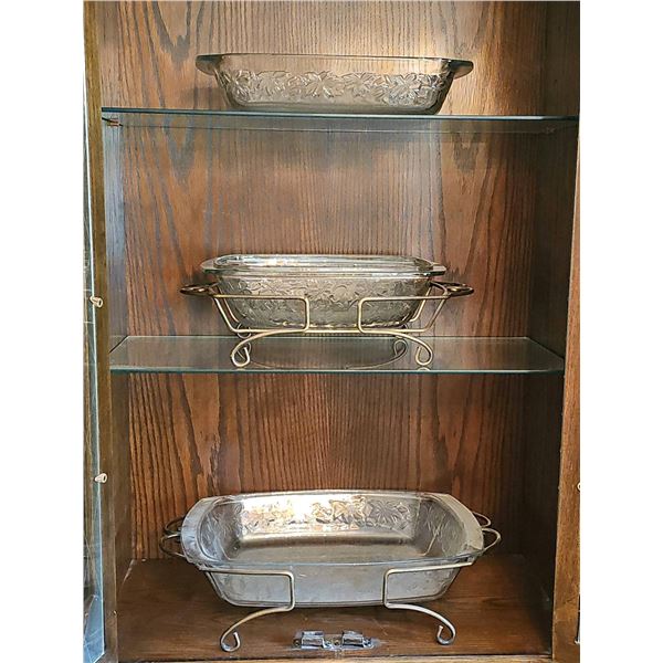Three Princess House Serving Dishes