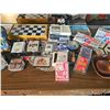 Image 1 : Vintage Playing Cards, Poker Chips, Game Accessories, and Wooden Bowl Set