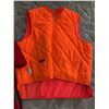 Image 2 : Girls World Red Wool Coat and Golden Retriever Hi-Visibility Orange Vest