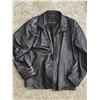 Image 1 : Amanati Black Leather Fire Department Chief Jacket Size 3XL